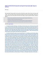 Phân tích diễn biến tâm trạng nhân vật ông hai trong truyện ngắn làng của kim lân