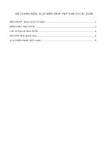 ĐỀ CƯƠNG LUẬT HIẾN PHÁP QUỐC TẾ  VAI TRÒ CỦA NGHỊ VIỆN