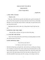 Giáo án Ngữ văn 10 tuần 29 bài: Trao Duyên  Truyện Kiều  Nguyễn Du