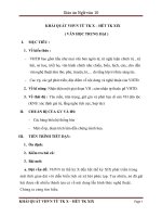 Giáo án Ngữ văn 10 tuần 12: Khái quát văn học dân gian việt nam từ thế kỹ X đến hết thế kỹ XIX