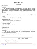 Giáo án Ngữ văn 9 bài 23: Viếng lăng Bác