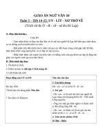 Giáo án Ngữ văn 10 tuần 5: Uy Li Xơ trở về