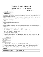 Giáo án Ngữ văn 10 tuần 5: Uy Li Xơ trở về