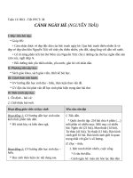 Giáo án Ngữ văn 10 tuần 13: Cảnh ngày hè