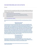 Cảm nhận khổ đầu bài mùa xuân nho nhỏ của thanh hải