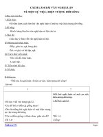 Giáo án Ngữ văn 9 bài 19: Cách làm bài nghị luận về một sự việc, hiện tượng đời sống