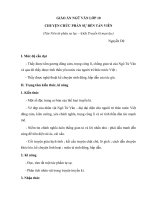 Giáo án Ngữ văn 10 tuần 24 bài: Chuyện chức phán sự đến Tản Viên  Nguyễn Dữ