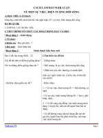 Giáo án Ngữ văn 9 bài 19: Cách làm bài nghị luận về một sự việc, hiện tượng đời sống