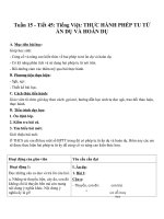 Giáo án Ngữ văn 10 tuần 15: Thực hành phép tu từ ẩn dụ và hoán dụ