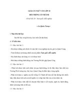 Giáo án Ngữ văn 10 tuần 26 bài: Hồi trống cổ thành