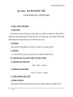 Giáo án Ngữ văn 10 tuần 6: Ra Ma buộc tội