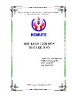 Thiết kế ô tô  ly hợp ma sát khô