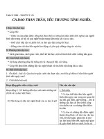 Giáo án Ngữ văn 10 tuần 9: Ca dao than thân, yêu thương tình nghĩa