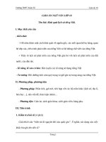 Giáo án Ngữ văn 10 tuần 21 bài: Khái quát lịch sử tiếng Việt