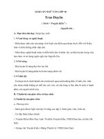 Giáo án Ngữ văn 10 tuần 29 bài: Trao Duyên  Truyện Kiều  Nguyễn Du