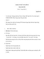 Giáo án Ngữ văn 10 tuần 29 bài: Trao Duyên  Truyện Kiều  Nguyễn Du