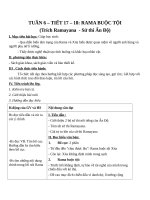 Giáo án Ngữ văn 10 tuần 6: Ra Ma buộc tội