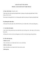 Giáo án Ngữ văn 10 tuần 28 bài: Phong cách ngôn ngữ nghệ thuật