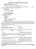 Giáo án Ngữ văn 9 bài 24: Nghị luận về một đoạn thơ, bài thơ