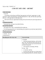 Giáo án Ngữ văn 10 tuần 16: Cảm xúc mùa thu