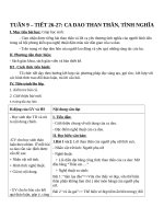 Giáo án Ngữ văn 10 tuần 9: Ca dao than thân, yêu thương tình nghĩa