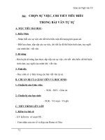 Giáo án Ngữ văn 10 tuần 6: Chọn sự việc, chi tiết tiêu biểu trong bài văn tự sự