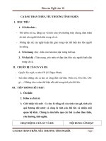 Giáo án Ngữ văn 10 tuần 9: Ca dao than thân, yêu thương tình nghĩa