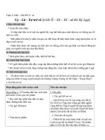 Giáo án Ngữ văn 10 tuần 5: Uy Li Xơ trở về