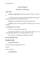 Giáo án Ngữ văn 10 tuần 5: Uy Li Xơ trở về