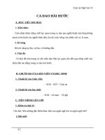 Giáo án Ngữ văn 10 tuần 10: Ca dao hài hước