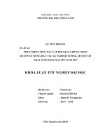 Thực hiện công tác cấp đổi giấy chứng nhận quyền sử dụng đất tại xã nghinh tường   huyện võ nhai   tỉnh thái nguyên năm 2017 