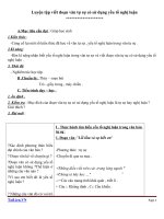 Giáo án Ngữ văn 9 bài 12: Luyện tập viết đoạn văn tự sự có sử dụng yếu tố nghị luận
