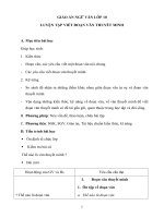 Giáo án Ngữ văn 10 tuần 23 bài: Luyện tập  Phương pháp thuyết minh