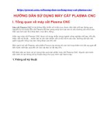 HƯỚNG dẫn sử DỤNG máy cắt PLASMA CNC