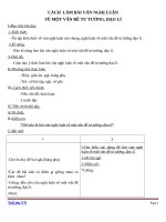 Giáo án Ngữ văn 9 bài 22: Cách làm bài văn nghị luận về một vấn đề tư tưởng đạo lí