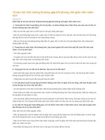 Câu hỏi tình huống thi mầm non