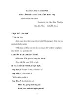 Giáo án Ngữ văn 10 tuần 27 bài: Tình cảnh lẻ loi của người chinh phụ