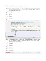 B070202 – độ hụt khối và năng lượng tỏa ra của phản ứng hạt nhân 