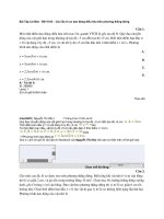 Bài tập cơ bản   b011103 – con lắc lò xo dao động điều hòa trên phương thẳng đứng 