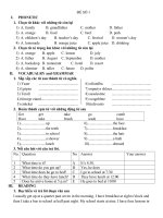 chuyên đề tiếng anh lớp 4