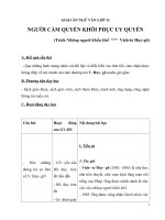 Giáo án Ngữ văn 11 tuần 28 bài: Người cầm quyền khôi phục uy quyền  V. Huy gô