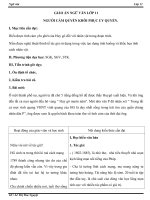 Giáo án Ngữ văn 11 tuần 28 bài: Người cầm quyền khôi phục uy quyền  V. Huy gô