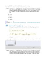 Luyện tập   b040302 – sự chuyển hóa giữa NL điện trường và NL từ trường 