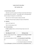 Giáo án Ngữ văn 10 tuần 33 bài: Viết quảng cáo