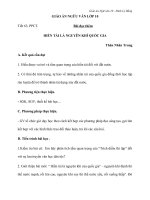 Giáo án Ngữ văn 10 tuần 21 bài: Hiền tài là nguyên khí quốc gia  Thân Nhân Trung