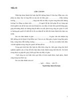 Bài tiểu luận cuối khóa bồi dưỡng cán bộ quản lý trường Mầm non (2 mẫu bài thu hoạch khóa học quản lý Mầm non)