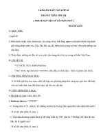 Giáo án Ngữ văn 10 tuần 23 bài: Thái sư Trần Thủ Độ