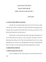 Giáo án Ngữ văn 10 tuần 23 bài: Thái sư Trần Thủ Độ