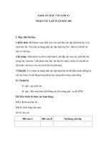 Giáo án Ngữ văn 11 tuần 21 bài: Luyện tập  Thao tác lập luận bác bỏ