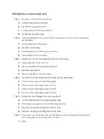 Đề lý thuyết hay và khó số 2 môn vật lý 